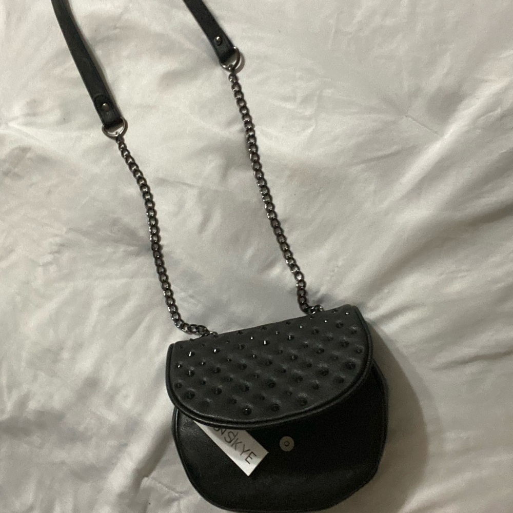 Women's black crossbody purse